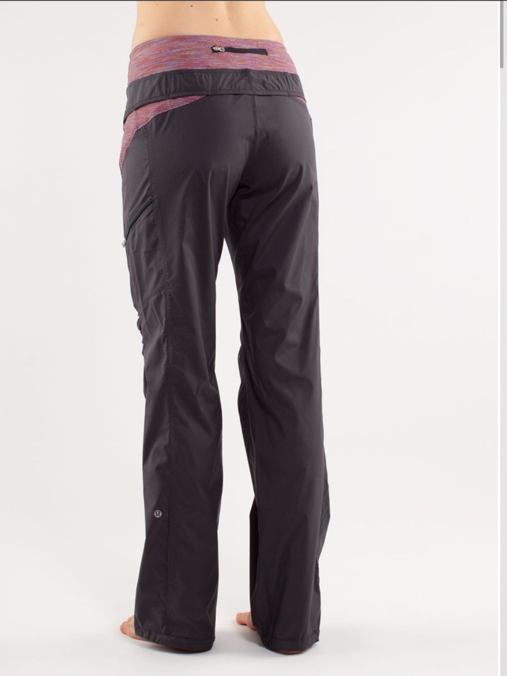 Lululemon Run: Travel To Track Pant Deep Coal / Wee Are From Space Black 6